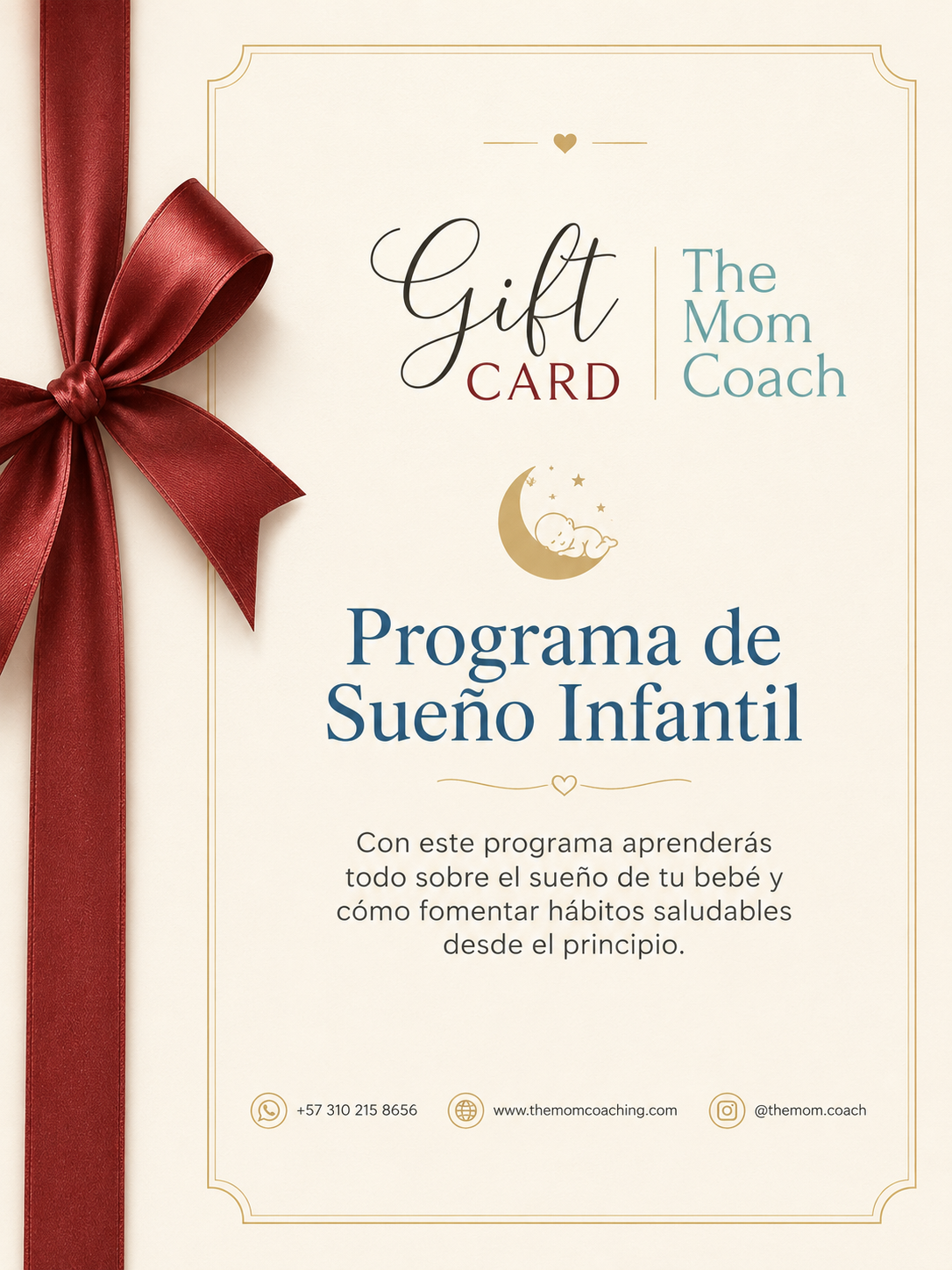 Gift Card — Programa de Sueño