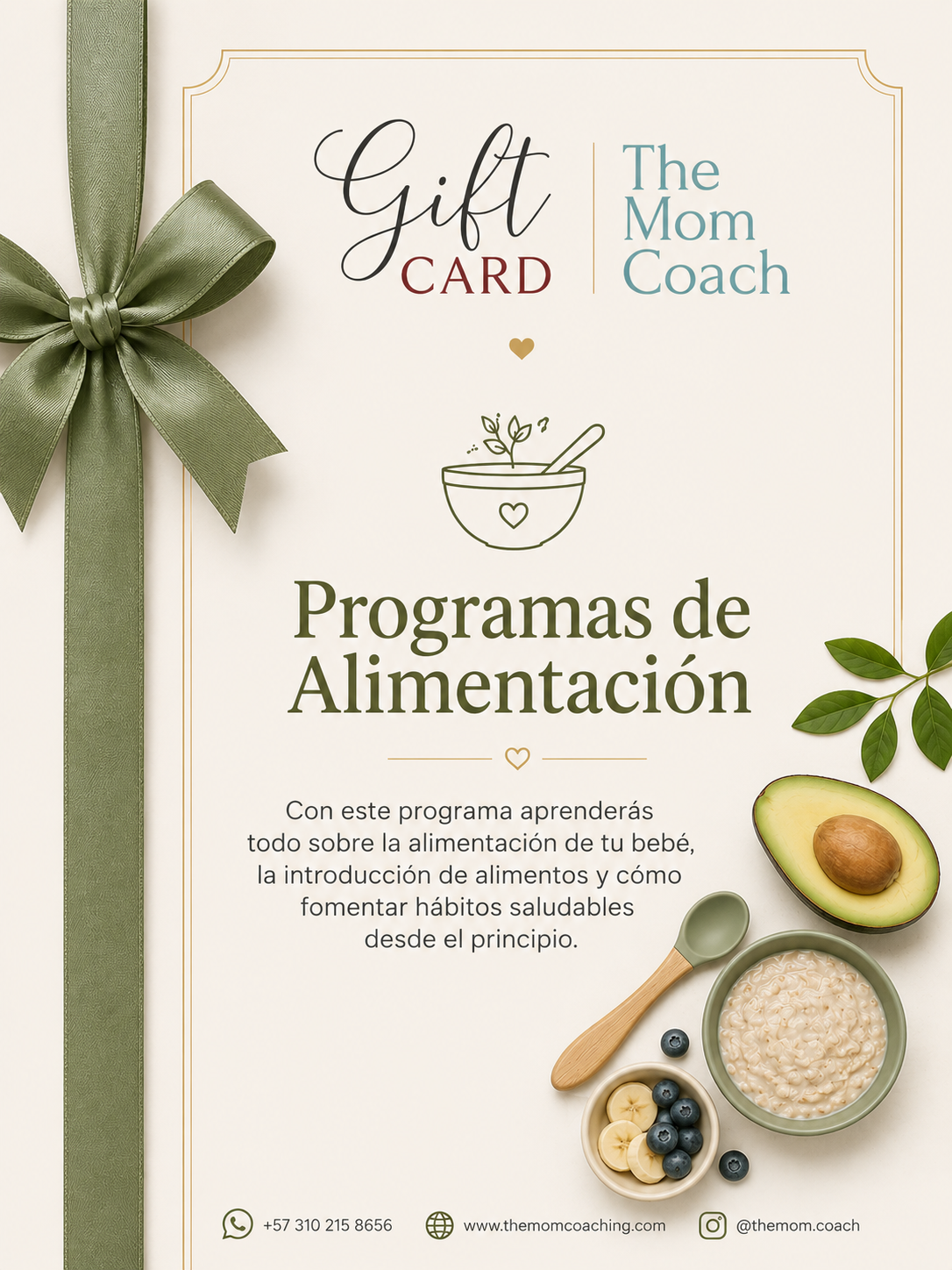 Gift Card — Programa de Alimentación